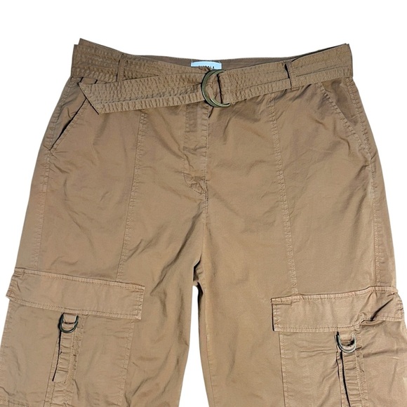 Pistola Tan Brown Nadine Belt Cargo Pants Womens 30 - Picture 3 of 9